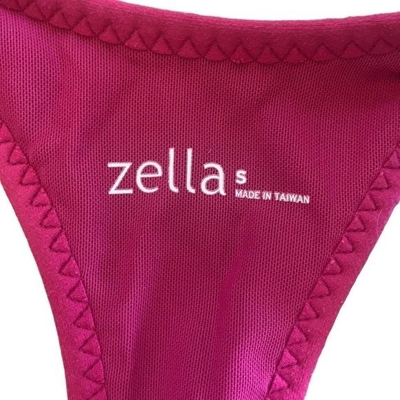 Zella Racerback Work Out Yoga Burgundy‎ Tank Top Size S - Picture 5 of 5